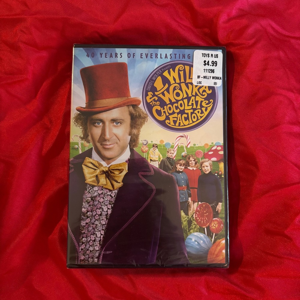 Willy Wonka & Chocolate‎ Factory DVD Gene Wilder 40th Anniversary New Promos